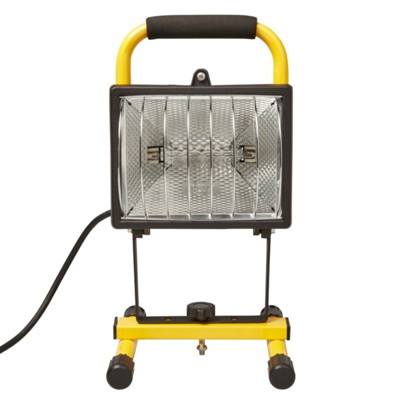 Halogen Arbejdslampe 400 W Gul-Sort