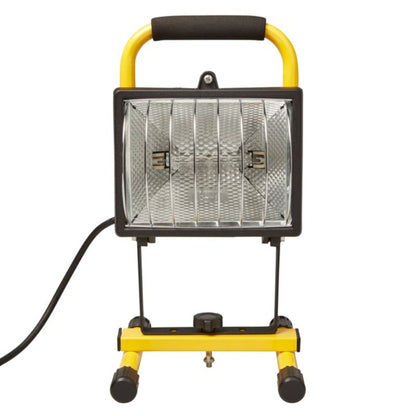 Halogen Arbejdslampe 400 W Gul-Sort