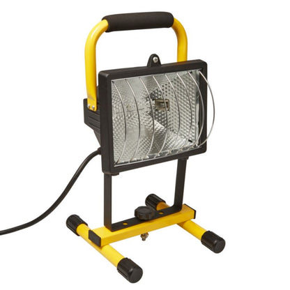 Halogen Arbejdslampe 400 W Gul-Sort