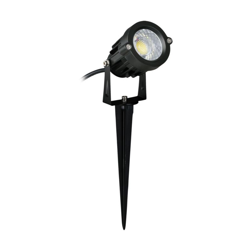 LED Nedstiklampe Plant 5 W Neutral Hvid Sort