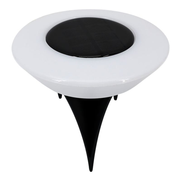 Sollys Nedstiklampe 3000 K IP44 Sort/Hvid