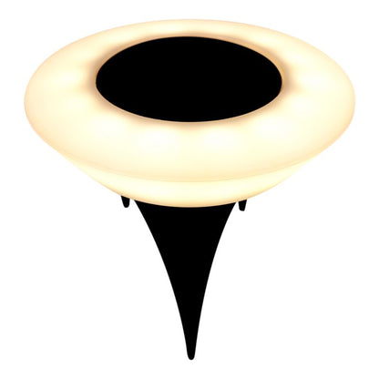 Sollys Nedstiklampe 3000 K IP44 Sort/Hvid