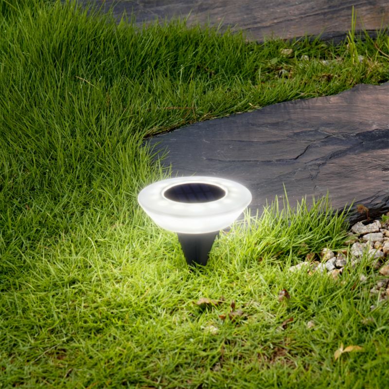 Sollys Nedstiklampe 3000 K IP44 Sort/Hvid