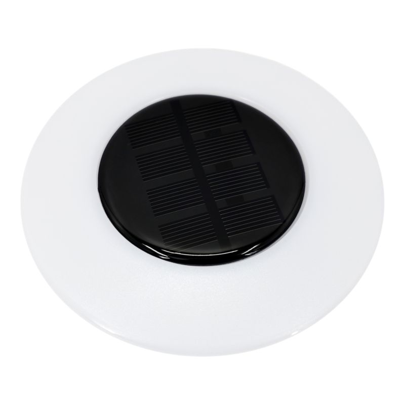 Sollampe Nedstik 3000 K IP44 Sort/Hvid