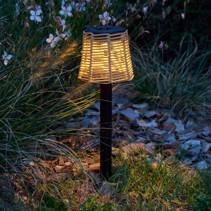 Solarskærvepære Rattan 3000 K IP44