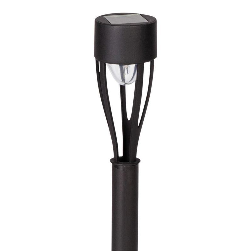 Sollampe Nedstikker Dekorativ 51 mm Sort