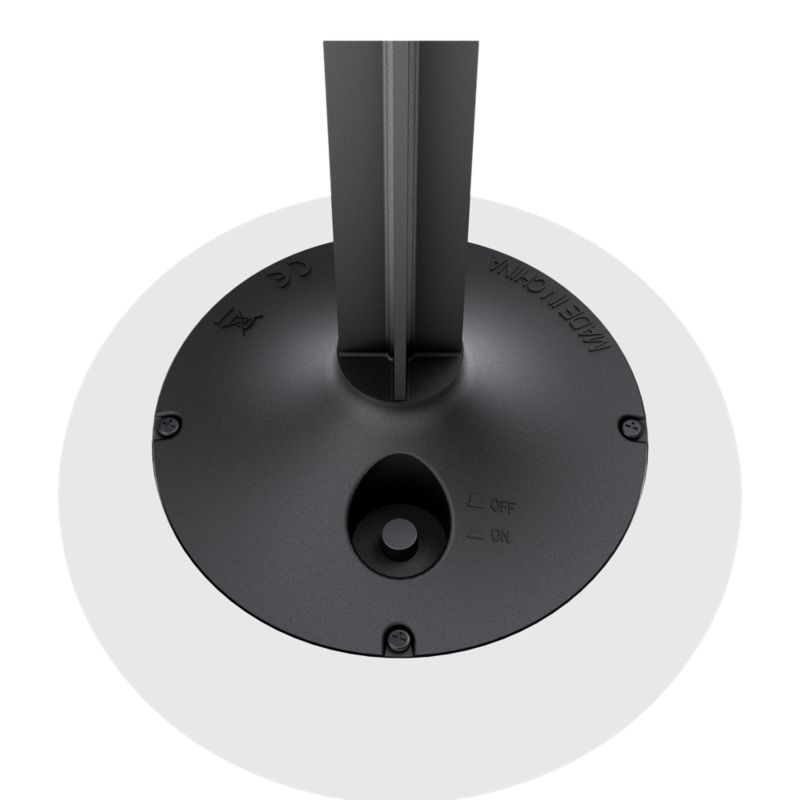 Solarskovelampe RGB IP65 Sort/Hvid 138 mm