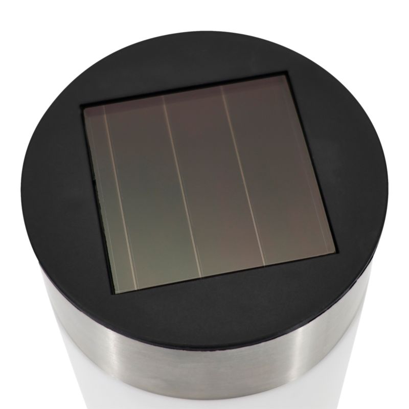 Solarspydlampe RGBW IP44 Rustfrit Stål 43,5 cm