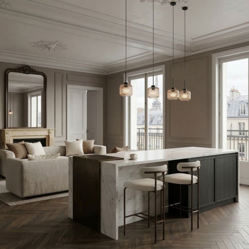 Hængelampe Edylit Beka Amber 15 cm Rav Sort 1xE27