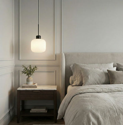 Loftslampe Edylit Beka Bianco 1xE27 Hvid Sort 14-965