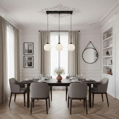 Loftslampe FIONA 3xE27 Hvid 60 cm