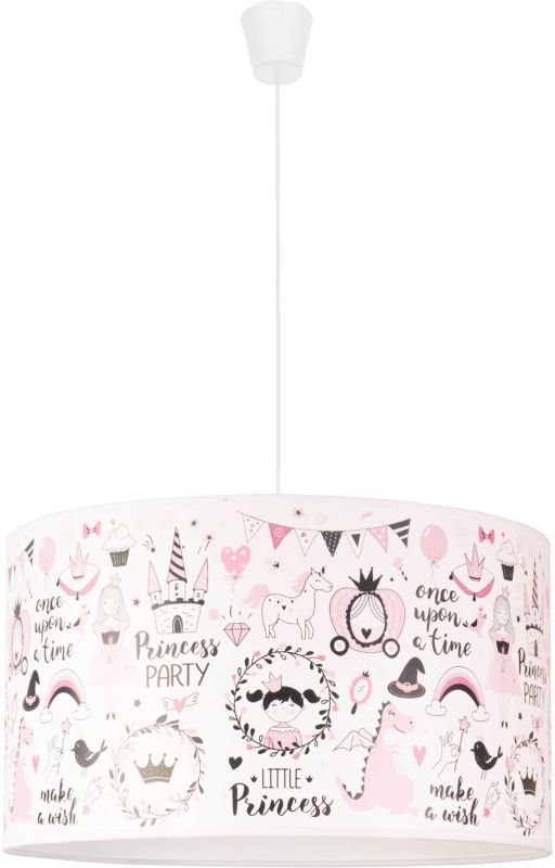 Hængelampe 1 x E27 Prinsesse Multicolor 35 cm