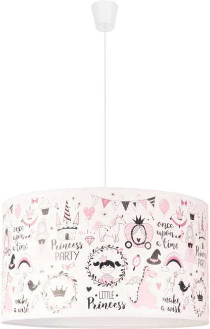 Hængelampe 1 x E27 Prinsesse Multicolor 35 cm