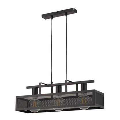 Loftslampe Albert 3-punkts Sort