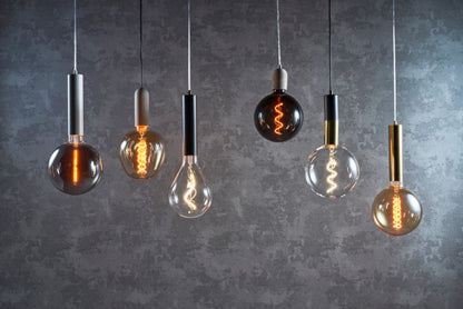 Loftslampe Jazz 1-punkts E27 Sort