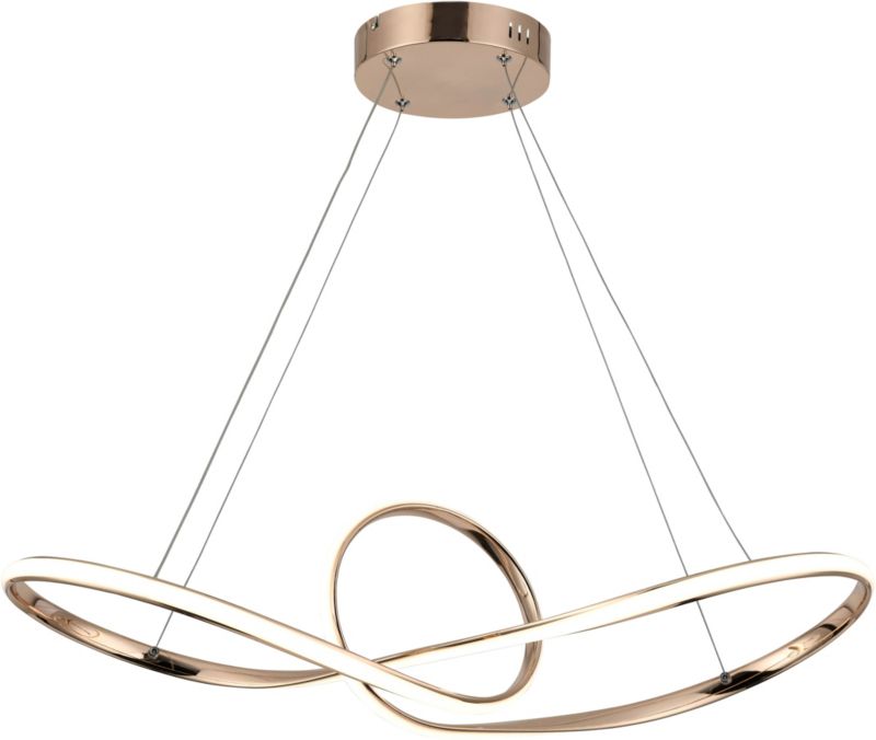 Hængelampe Arlena 1 x 45 W Roséguld