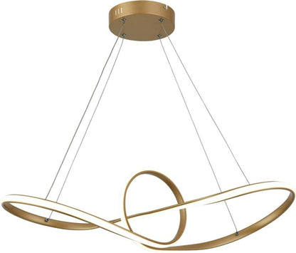 Arlena pendellampe 1 x 45 W mat‑guld