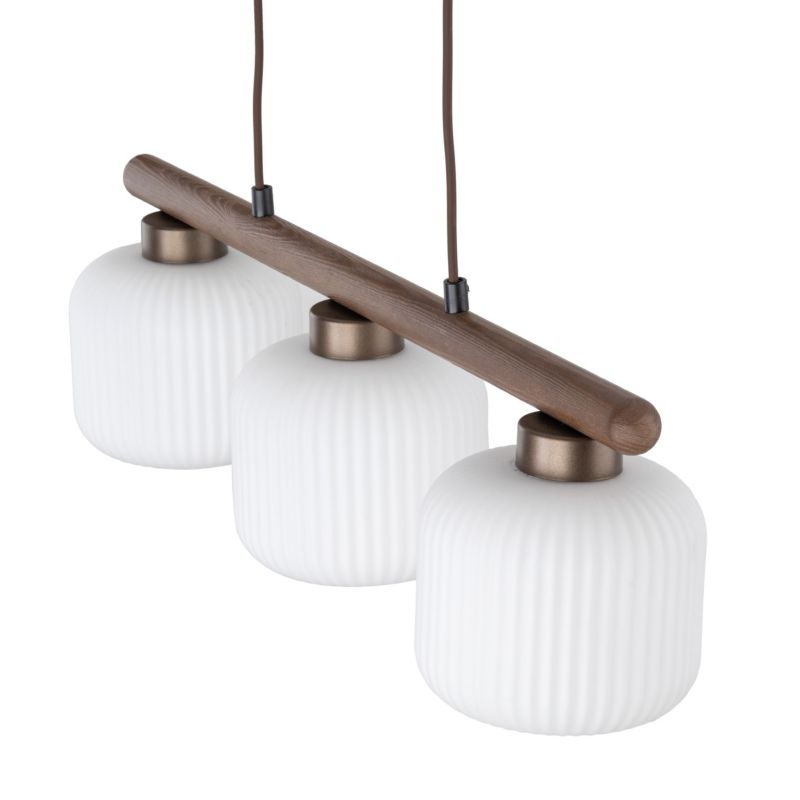 Hængelampe Arlo 3xE14 Brun