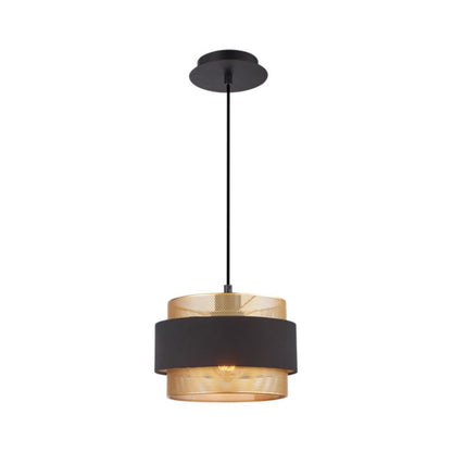 Loftslampe Bans 1xE27 Sort/Guld