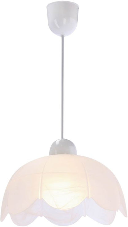 Hængelampe Bratek 1-punkt E27 25 cm Hvid