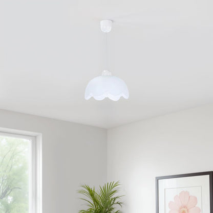 Hængelampe Bratek 1-punkt E27 25 cm Hvid
