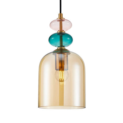 Hængelampe Busco B 1 x E27 Amber
