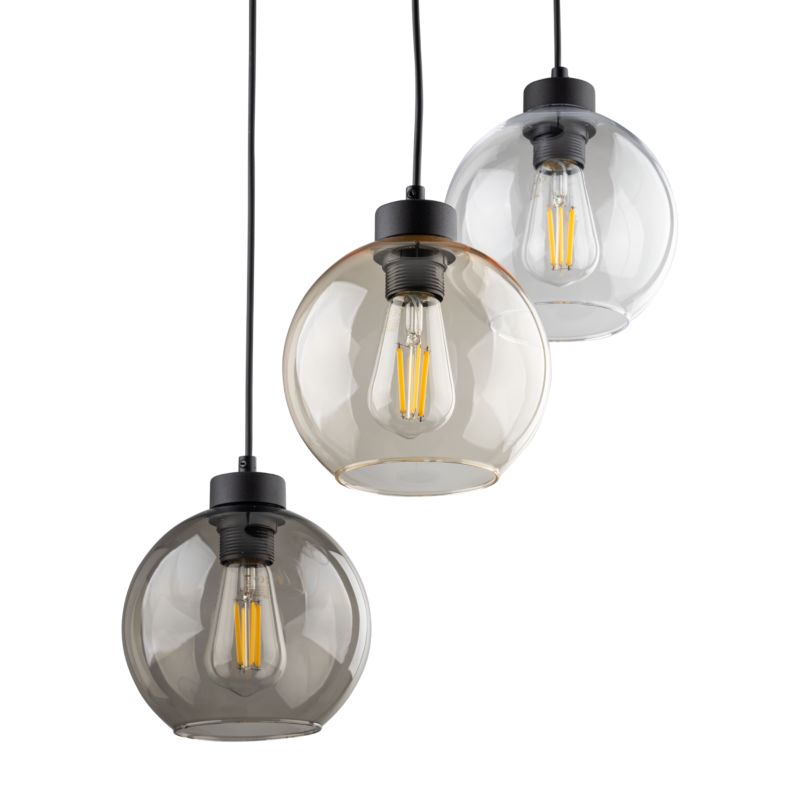 Hængelampe Cubus 3 x E27 Mix 49x49x110 cm
