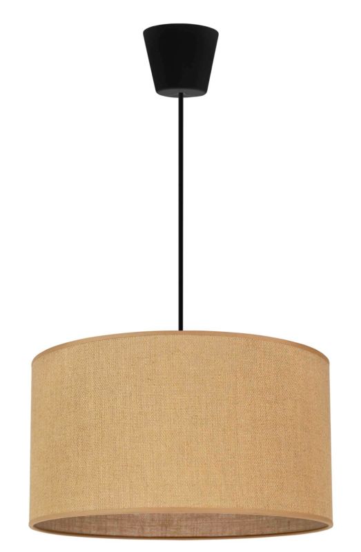 Lampeskærm Duolla Roller 1 x E27 Jute Beige 40 cm