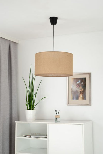 Lampeskærm Duolla Roller 1 x E27 Jute Beige 40 cm