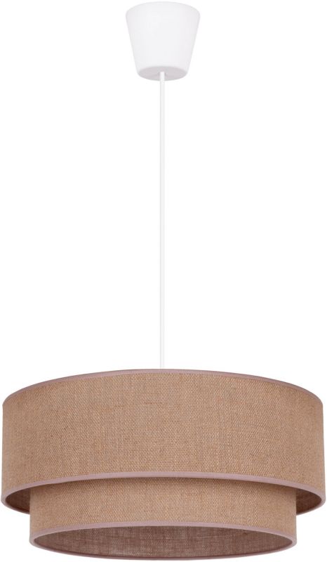 Hængelampe Duolla Boho 1-punkts E27 Jute 40 cm