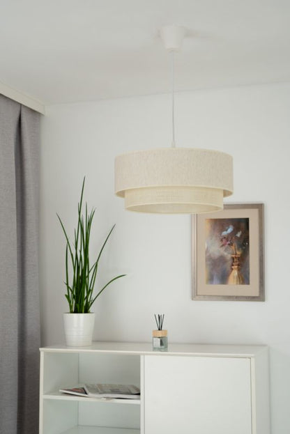 Lampeskærm Duolla Boho 1 x E27 Ecru Jute