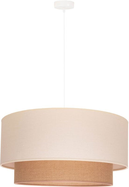 Hængelampe Duolla Boho 1 x E27 Krem/Rattan