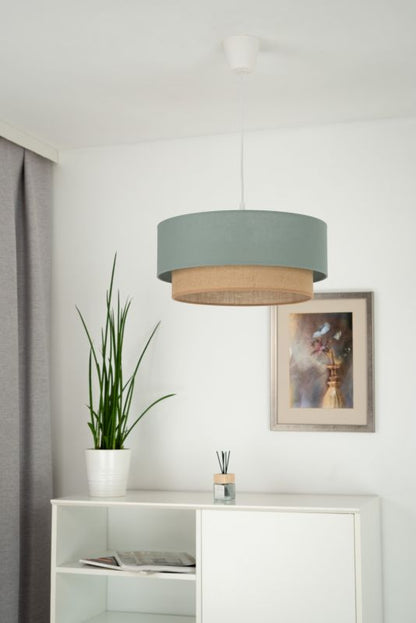 Lampeskærm Duolla Boho 1 x E27 Grå/Jute
