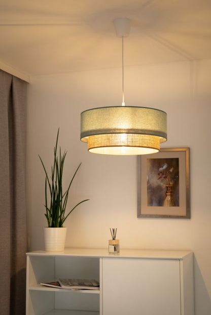 Lampeskærm Duolla Boho 1 x E27 Grå/Jute
