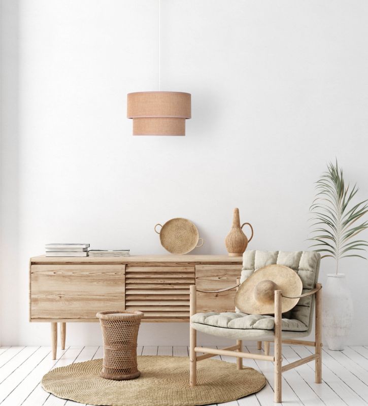 Lampen Duolla Boho XS 1-punkt E27 Jute
