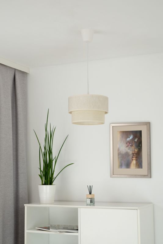 Hængelampe Duolla Boho XS 1 x E27 Ecru/Jute