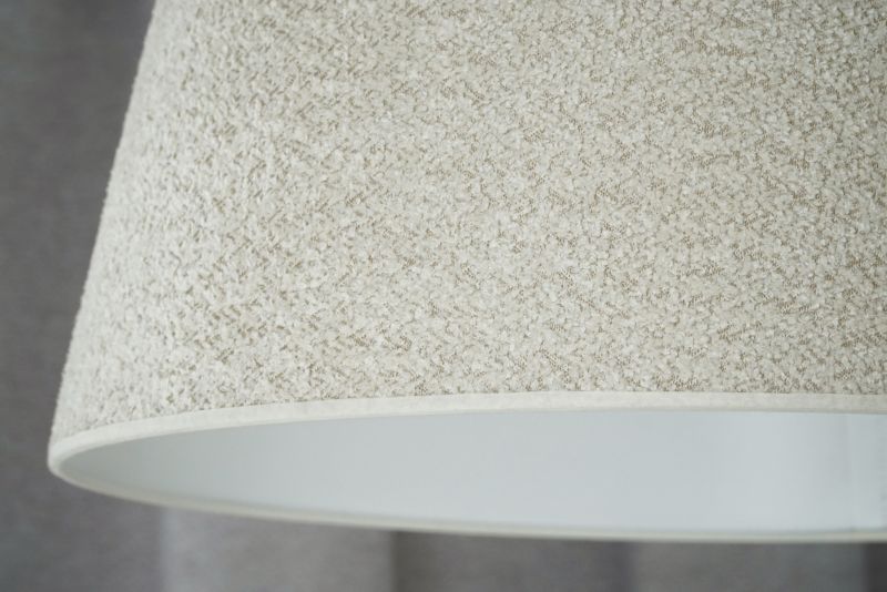 Loftslampe Duolla Cone 1 x E27 Stof Ecru