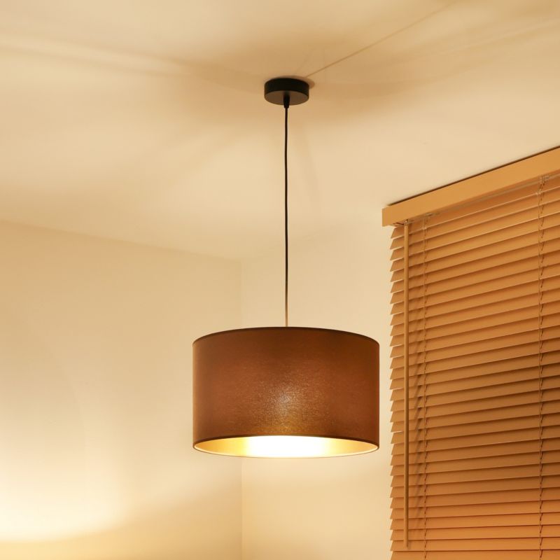Lampen Duolla Roller 1-punkt E27 Karamel