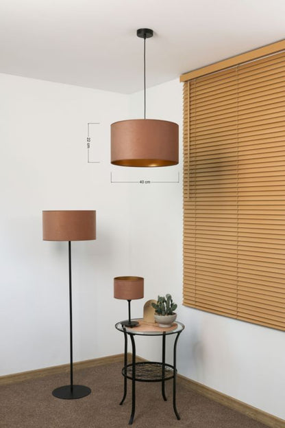 Lampen Duolla Roller 1-punkt E27 Karamel