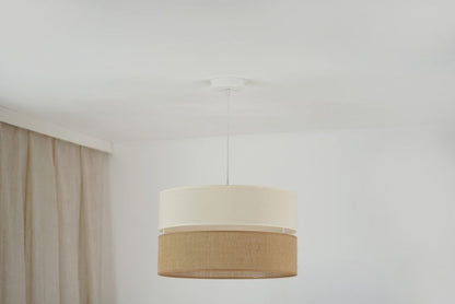 Hængelampe Duolla Royal 1-punkts E27 Jute Beige