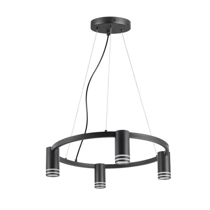 Loftslampe Roma 4 X GU10 Sort 400 mm
