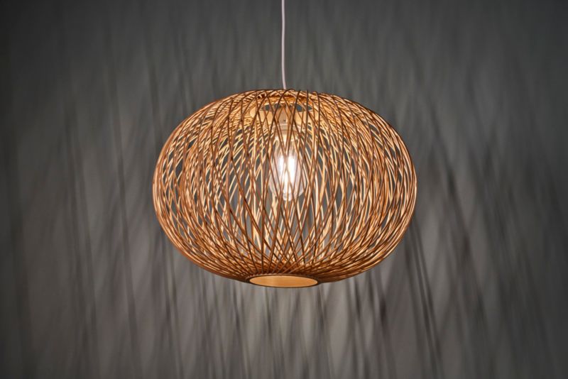 Hængelampe Albarella E27 Rattan 46 cm
