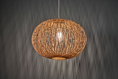 Hængelampe Albarella E27 Rattan 46 cm