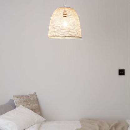 Hængelampe Calume 38 cm Bambus Beige E27