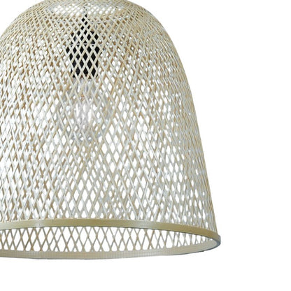 Hængelampe Calume 38 cm Bambus Beige E27