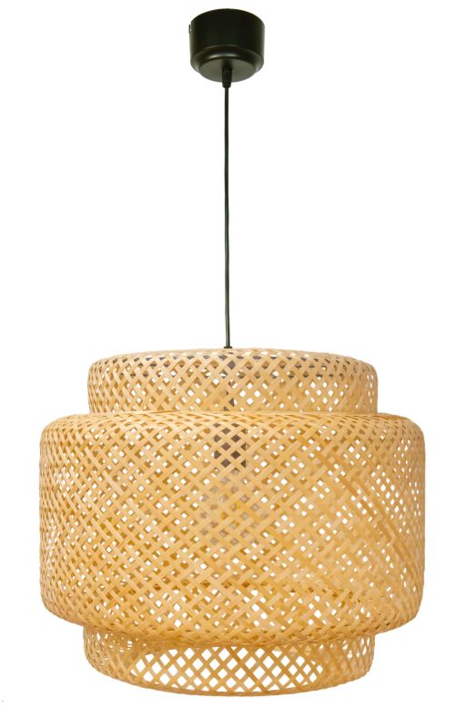 Hængelampe Clure 45 cm Natur Bambus