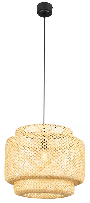 Hængelampe Clure 45 cm Natur Bambus