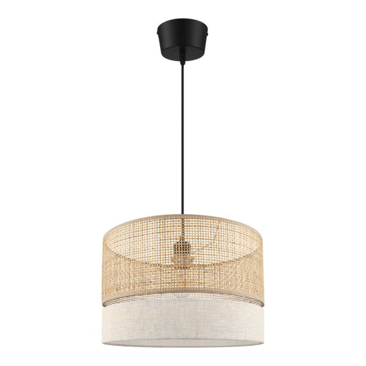 GoodHome Conebill pendellampe 1 x E27 38 cm rattan/reb