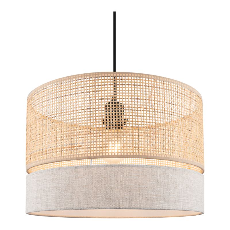 Hængelampe Conebill 1 X E27 38 cm Rattan Natur