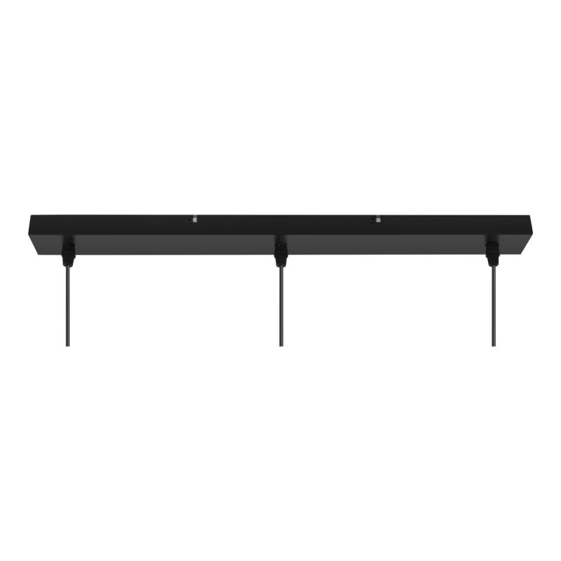 Loftlampe Conebill 3xE27 Sort/Naturlig 110 cm
